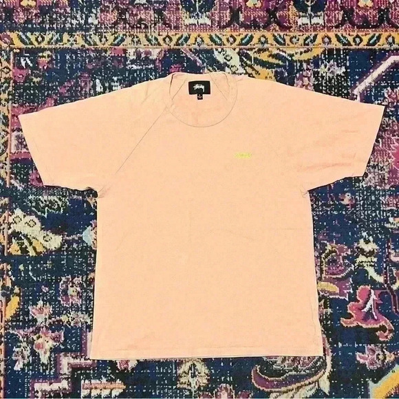 Vintage Stussy Embroidered Logo Skateboarding Surf T-Shirt Small Womens - Picture 1 of 2